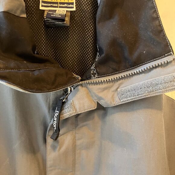 BURTON Snowboards Bio-Lite Storm-Lite Jacket Men's Sz M Gray White Waterproof - Picture 5 of 16